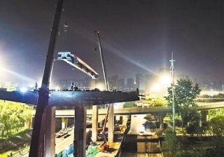 湖北武漢首個裝配式高架橋工程迎來關(guān)鍵進(jìn)展